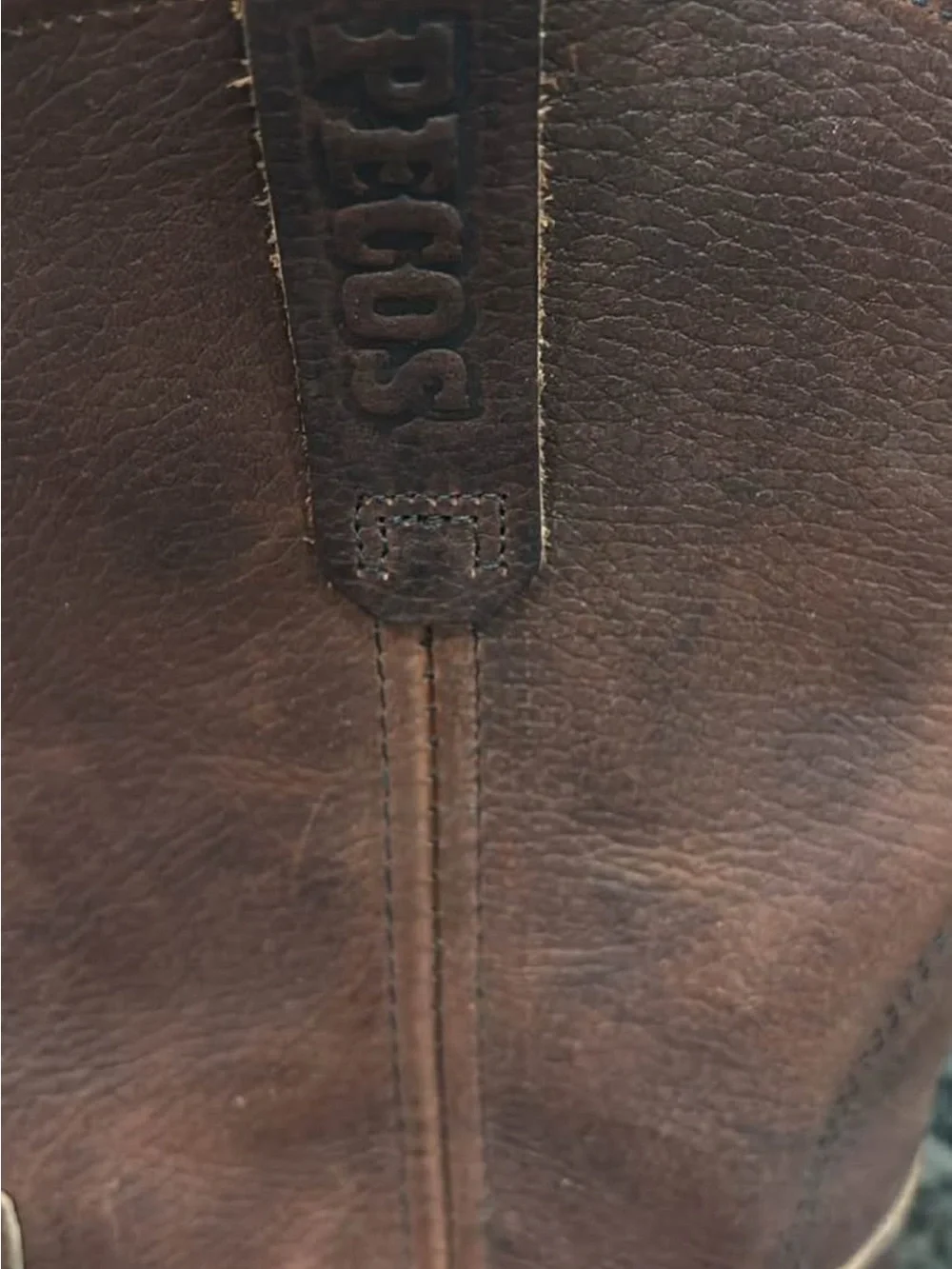 Men's Brown Leather Pull-On Boots 9.5D